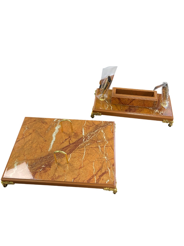 Набор для руководителя 11 предметов ON PU108-9G золото